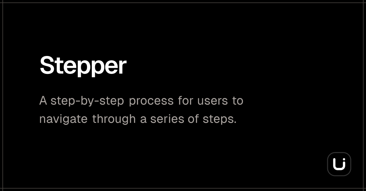 Stepper - Blitz UI