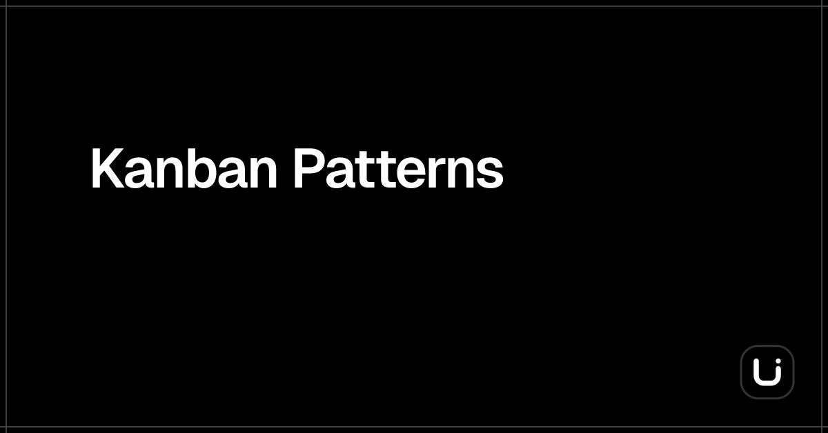Kanban Patterns - Blitz UI